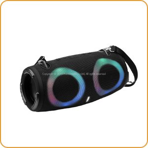 Portable fabric speaker with RGB light IV